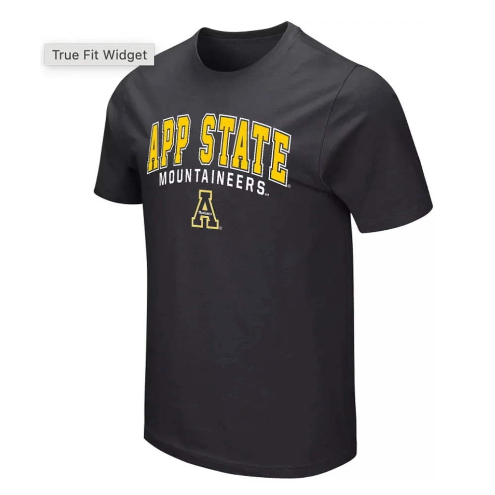 Mens sports apparel size XXL Appalachian State Mountaineers Tee color gray NWT - Picture 1 of 2
